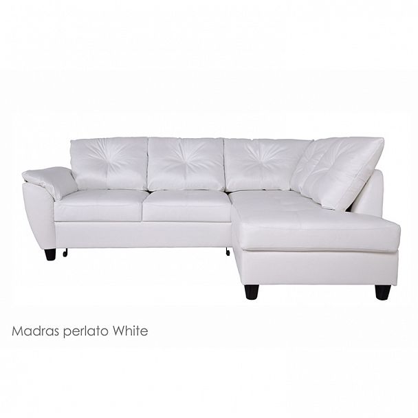 Угловой диван "Николь" в коже - Вид 3