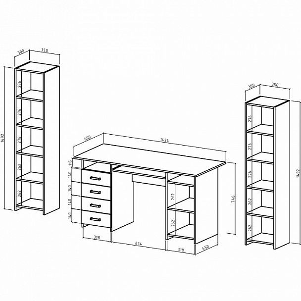 Рабочее место Лайт-8К - Вид 2