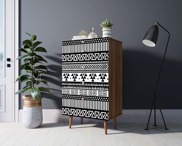 Комод высокий Berber принт 19 арт BB10/Print_19 - Вид 3