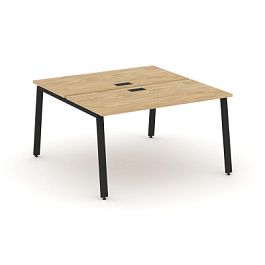 Стайл Проджект Рабочая станция 2-х сторон. SN-6A.DRS-021 Тиквуд Светлый/Металл Черный 980*1632*750 - Фото предпросмотра