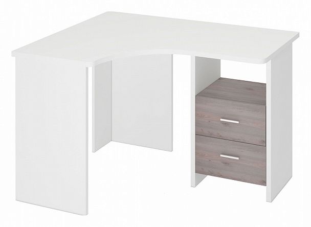Стол письменный Домино Лайт СКЛ-Угл 120 Белый/Нельсон правый - Вид 2