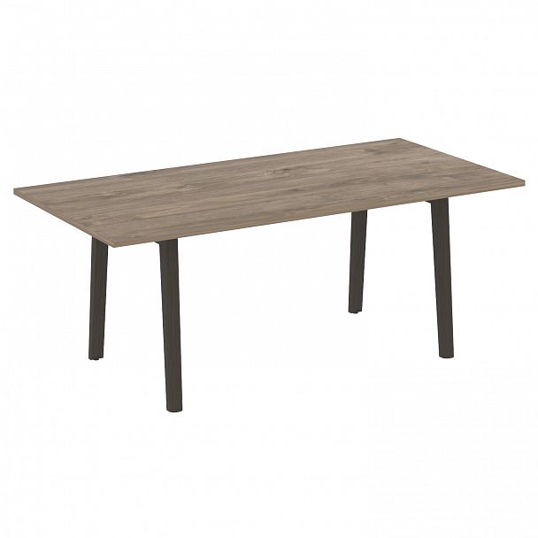 Стол переговорный "Onix wood direct" OW.PRG-19 тиквуд темный/дуб темный - Вид 1