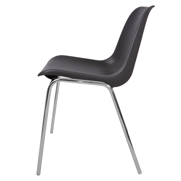 Стул Vicenza (4 ножки) Каркас хром, серый, РП+ИК, стопируемый - Вид 2