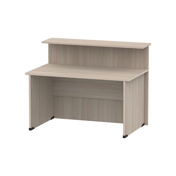 Стойка ресепшн прямая СР-140/80 ясень шимо светлый - Вид 2