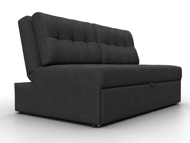 Диван прямой Лига-107 (140) Замша коричневый - Вид 3