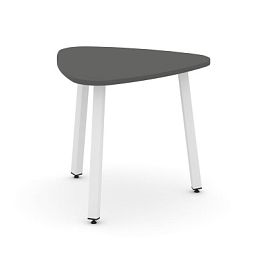Стайл Проджект Стол переговорный SN-5.SPRG-70.3 Антрацит/Металл Белый 900*900*750 - Фото предпросмотра