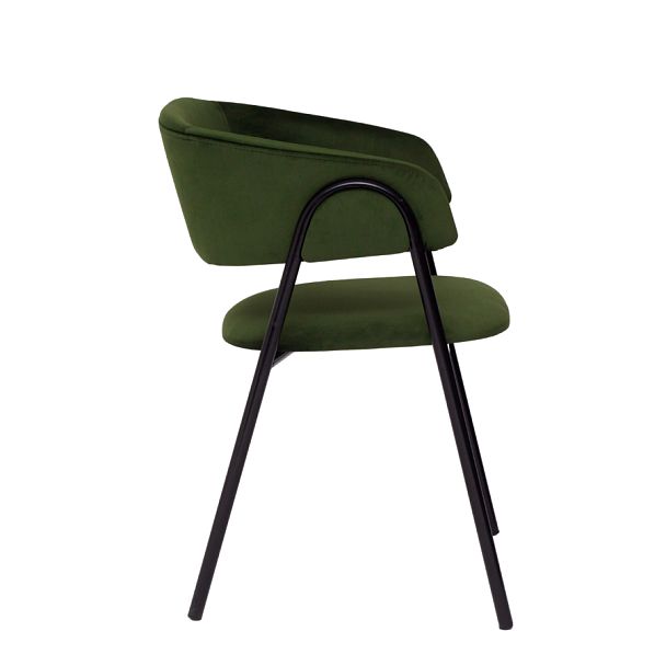 Стул Gabana, велюр Каталана 14, каркас RAL черный глянец - Вид 3