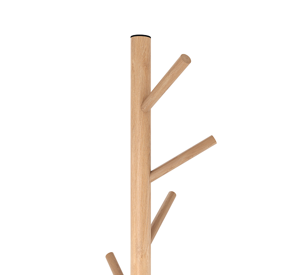 Вешалка  Sheffilton SHT-CR25 прозрачный лак/черный/мрамор - Вид 4