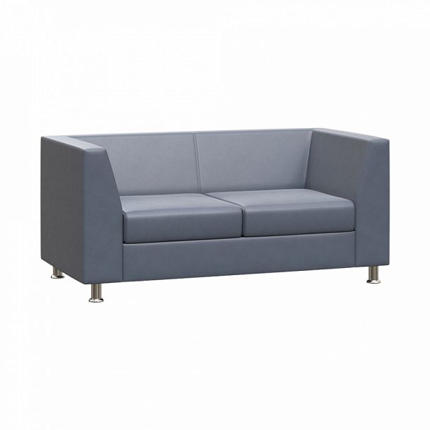 Диван с подлокотниками двухместный "PRIME" PR.DP-2 серый кз - Вид 1