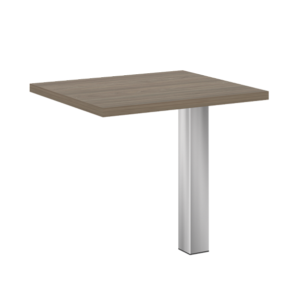 Yalta Брифинг-приставка M-LT.BR-1 Вяз/Нерж. сталь 800*700*750 - Вид 1