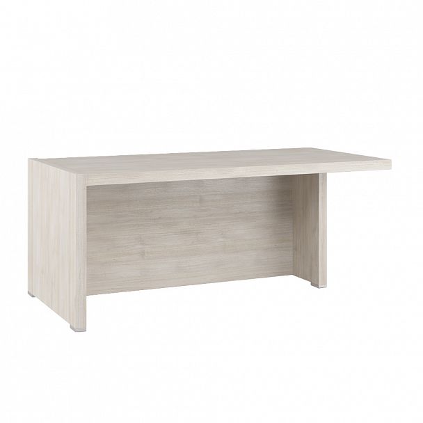 Стол письменный с асимметричными опорами, правый Solid 180x88x75 светлый дуб - Вид 1