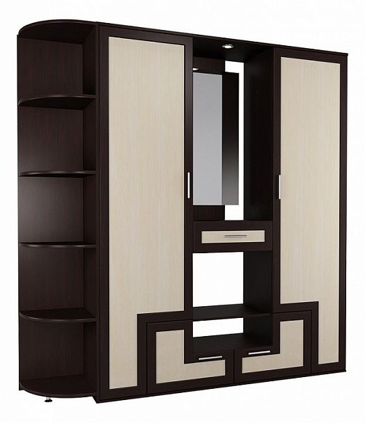 Стенка для прихожей Мебелайн-15 - Вид 1