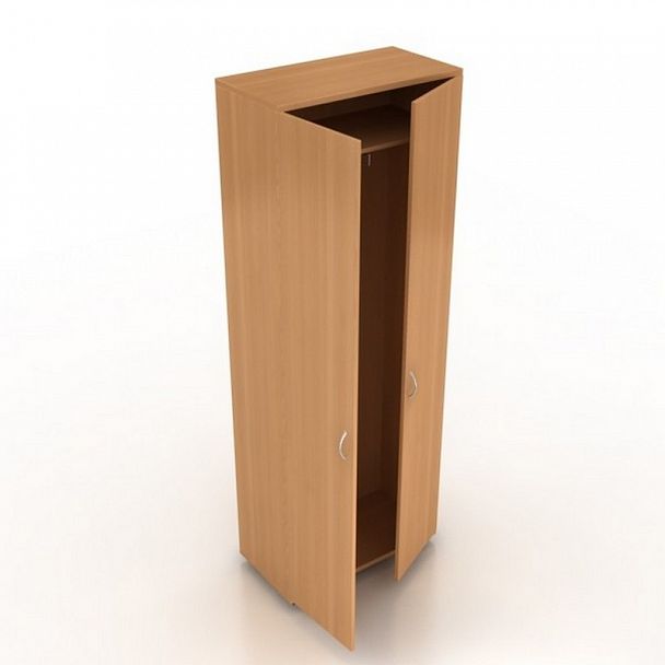 Шкаф для одежды Менеджер Ш-01+ДШ-01/02 орех - Вид 2
