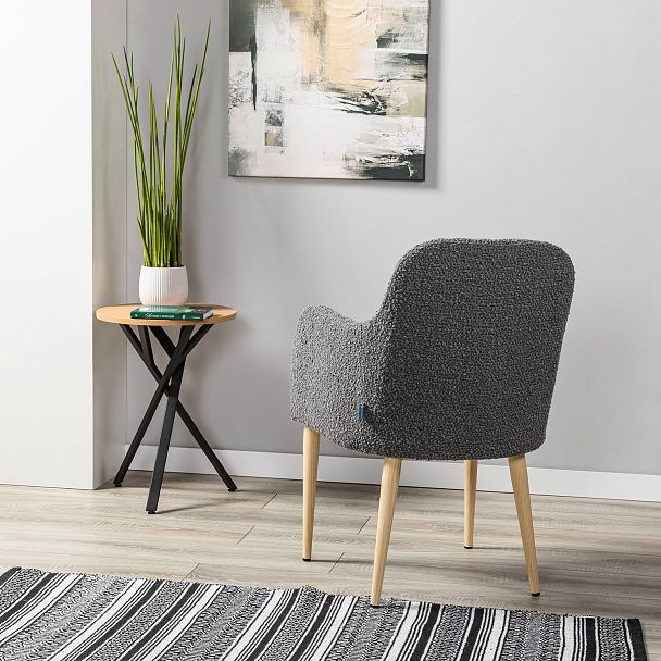 Стул Olaf темно-серый/нат.дуб - Вид 16