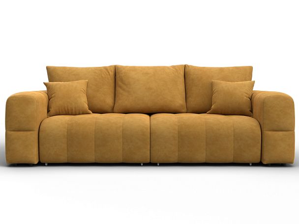 Диван прямой Лига-110 НПБ Велюр желтый - Вид 2