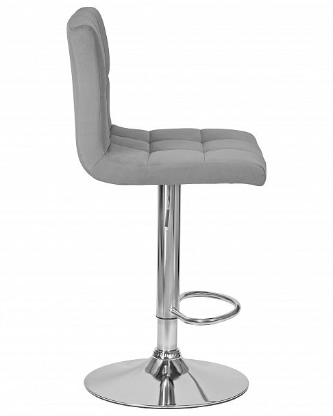 Стул барный DOBRIN CANDY (серый велюр (MJ9-75)) - Вид 3