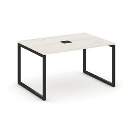 Стайл Проджект Стол переговорный SN-4O.SPRG-003 Дуб Наварра/Металл Черный 1380*980*750 - Фото предпросмотра