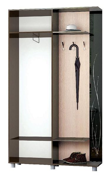 Прихожая Ирма-2 (1200*2100*370) ясень шимо/дуб сонома - Вид 2