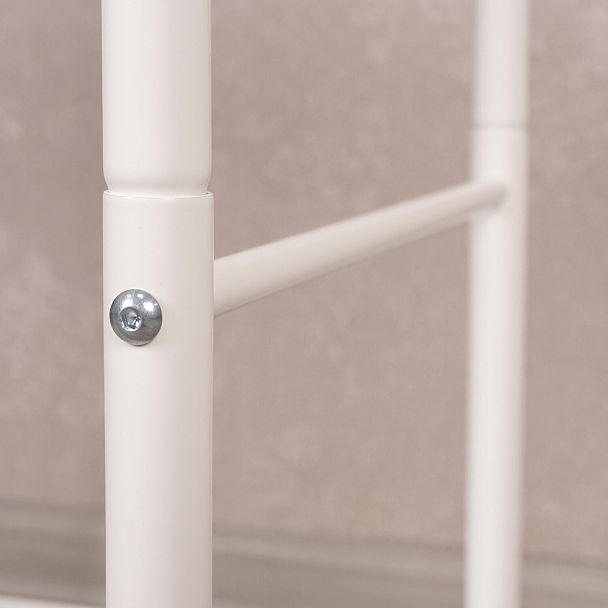 Стеллаж на металлокаркасе "Валенсия-14", 455х300х1205 мм, 4 полки, белый, СТВ14 Б - Вид 9