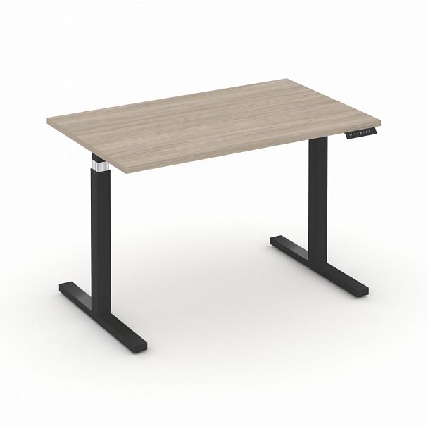 Стол электроподъемный "MOVE UP" MV.SE-2,7 Черный металл / Дуб Аттик - Вид 1