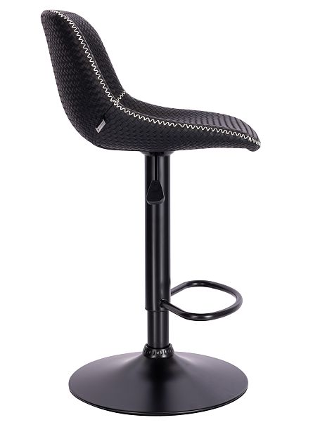 Барный стул Everprof Smile (Смайл) Black Экокожа Черный - Вид 2