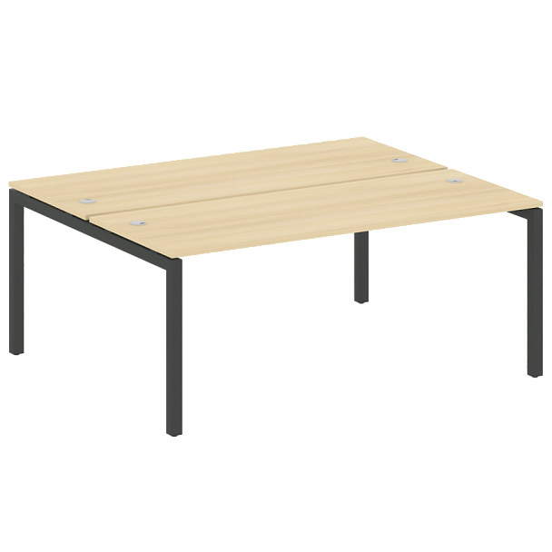 Metal System Quattro Р. ст. на П-образном м/к 50БП.РАС-СП-2.5 Акация/Антрацит металл 1800*1475*750 - Вид 1