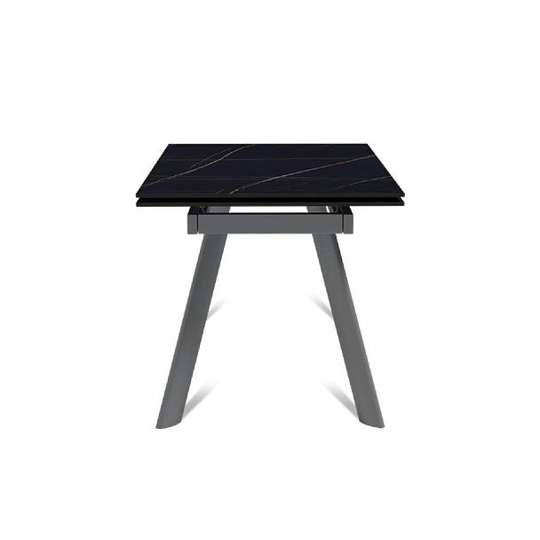 Стол раскладной Stone (120+30+30), керамика матовая Black Gold - Вид 3