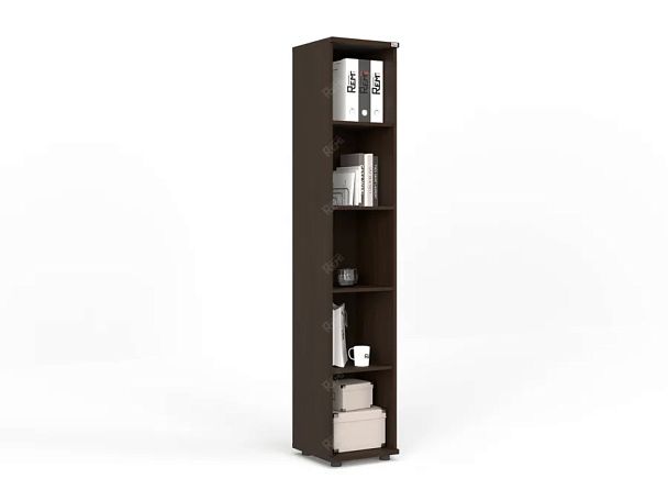 ЛАЙТ / LIGHT RLG026-35x35 Узкий стеллаж 35x35x183 Венге - Вид 4