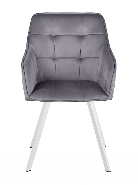 Комплект кресел поворотных Мони, темно-серый H-15/белый, 2 шт. - Вид 3