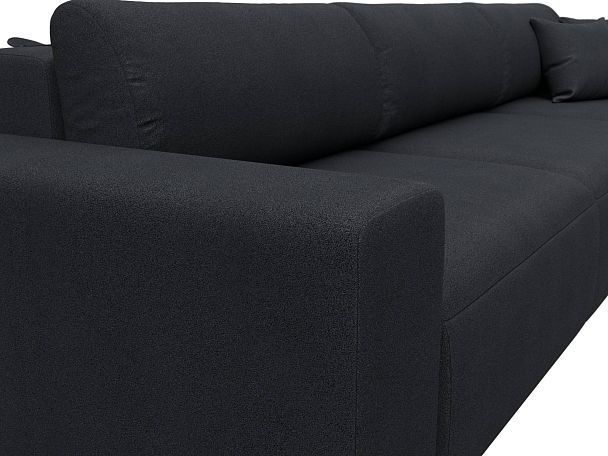 Диван прямой Лига-036 НПБ Классик Лонг Искусственная замша серый - Вид 4