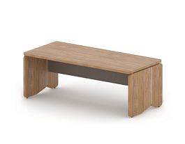 АККОРД/ACCORD RACR001-20x9 Стол руководителя 2000х900х750 Акация Шеффилд/Серый камень - Фото предпросмотра