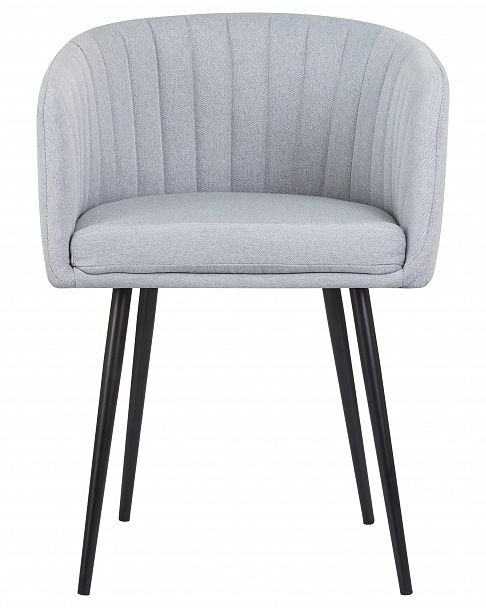 Стул обеденный DOBRIN ALINA (серо-голубая ткань (LAR-106D-23)) - Вид 6