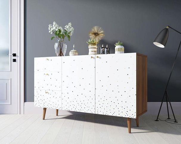 Комод Berber с двумя дверками и ящиками принт 15 арт BB17/Print_15 - Вид 3