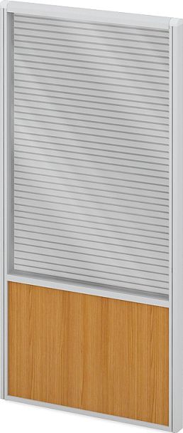 Модуль комбинированный "Мобильные офисные перегородки «Логика»"  ПК-ЛГ-МДК167х120/90Ж/Д-В1-303 ольха - Вид 1