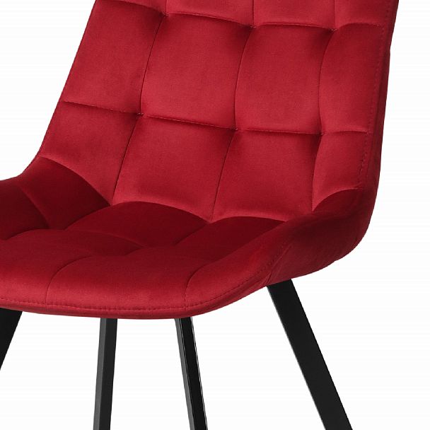 Комплект стульев поворотных Эйден М, Confetti bordo/черный, 4 шт. - Вид 7