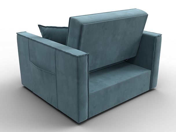 Кресло-кровать Лига-104 (80) Велюр бирюзовый - Вид 5