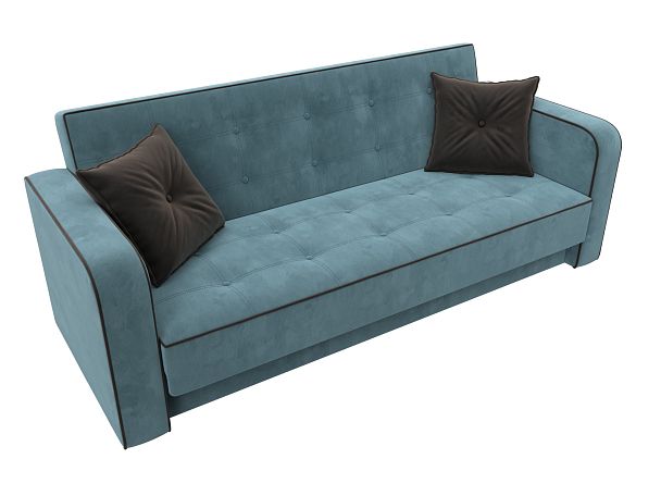 Диван-книжка Тур Велюр бирюзовый - Вид 5