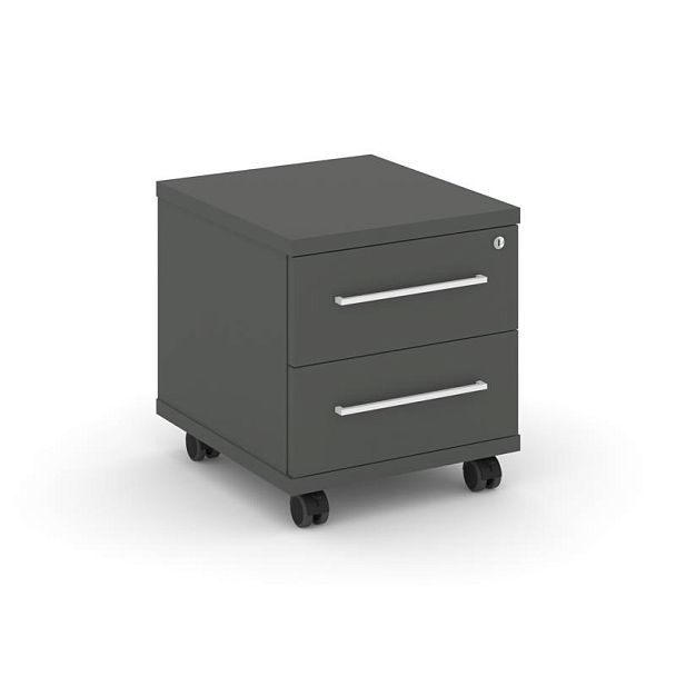 Rift Тумба мобильная усиленная RF.TM-001 Антрацит/Металл Белый 416*460*448 - Вид 1