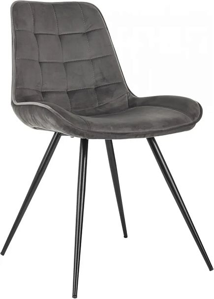 Стул для дома Бюрократ CH-K2 т.серый Holland 18 металл черный на ножках (CH-K2_1/HL18) - Вид 1