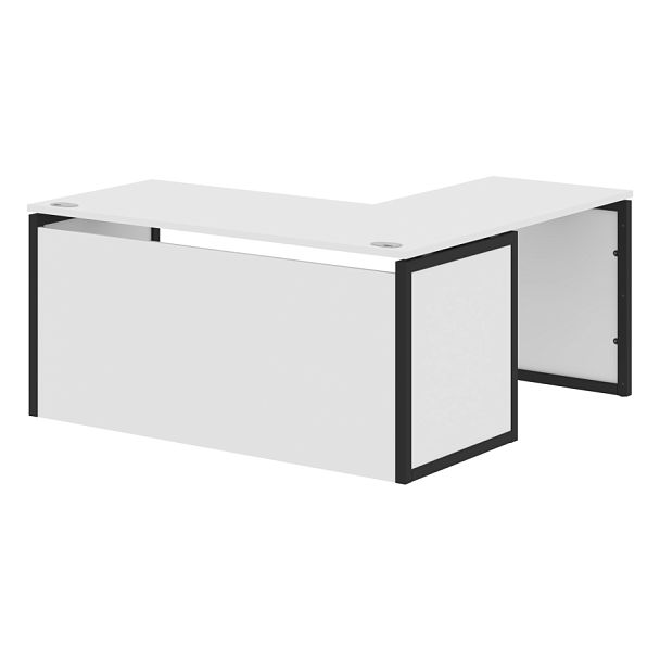 Стол угловой XQPCT 1615H Белый/Антрацит 1600х1500х750 XTEN-QP - Вид 1