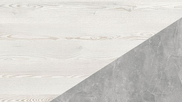 Шкаф низкий с вертикальной нишей B-tone 93,5x45x78 дуб урбан бетон темный - Вид 11