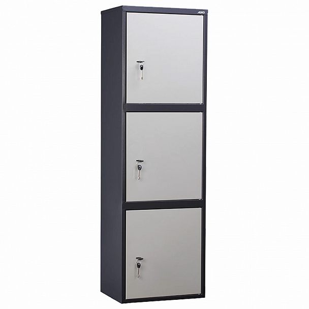 Шкаф металлический для документов AIKO "SL-150/3Т" ГРАФИТ, 1490х460х340 мм, 37 кг, S10799153502 - Вид 4