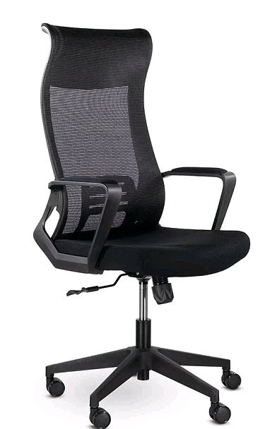 Кресло РЕКОРД М-878 ЧЕРНЫЙ ПЛАСТИК (ЧЕРНЫЙ) OS-300 "Кресла для руководителей"  ТК-002587001467 черный - Вид 1