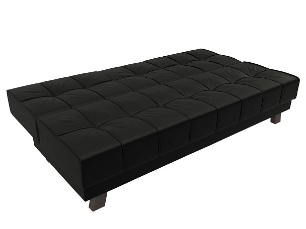 Диван прямой Винсент Экокожа черный - Вид 7
