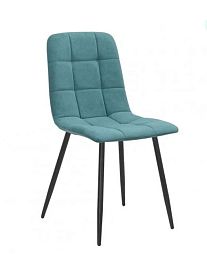 Стул Селеста цвет ЧЕРНЫЙ, сиденье ткань ВЕЛЮР 11 мятный цвет ЧЕРНЫЙ, сиденье ткань ВЕЛЮР 11 мятный - Фото предпросмотра