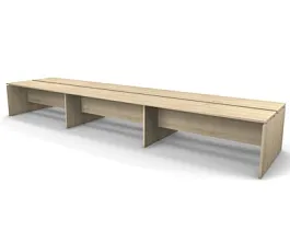 EUROPE/ЕВРОПА RE015-534х163 Двухсторонняя станция 5340x1630x750 Акация светлый - Фото предпросмотра