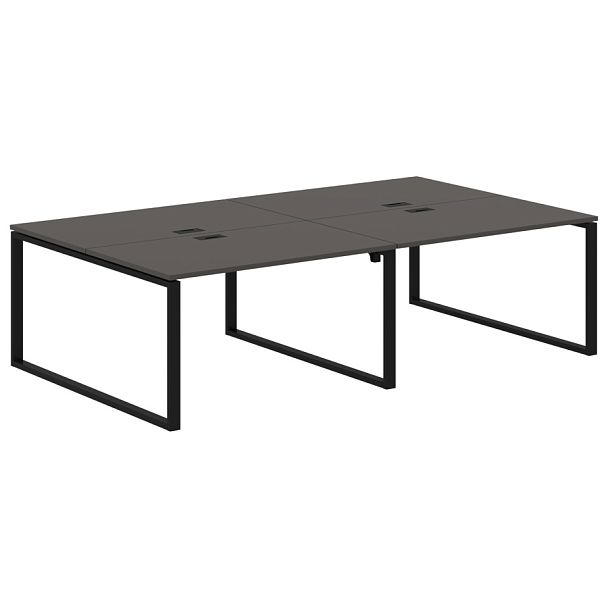 Стол 4-х местный EQWST 2716 Мокко/Черный 2726х1606х750 EDIS - Вид 1