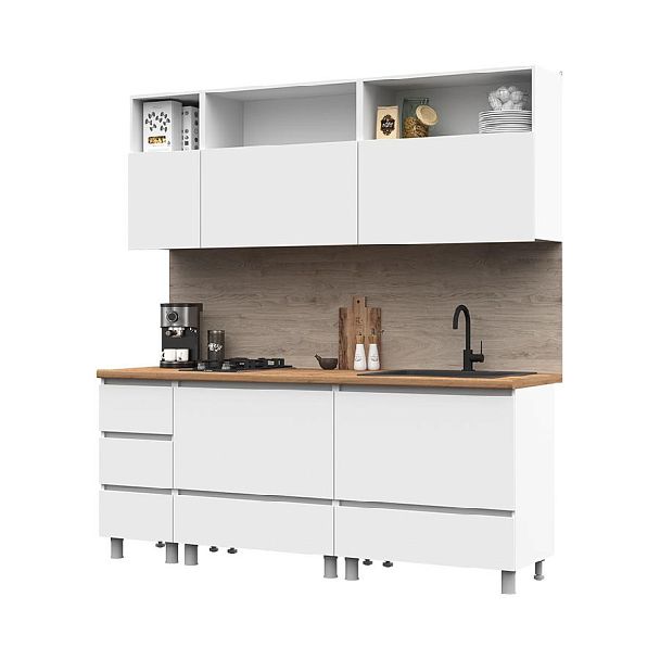 Кухня Хелен 2,0 белый/белый - Вид 1