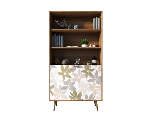 Стеллаж с дверками Berber принт 27 арт BB26/Print_27 - Вид 1