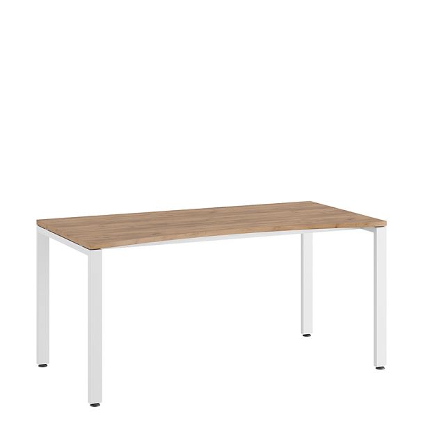 Стол линза Tess 160x80x75 дуб крафт золотой - Вид 1